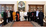 delegation cambodgienne chez le pape francois
