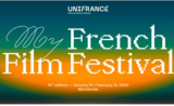 L'affiche de My French Film Festival 2023, la 13 édition du festival de cinéma francophone en ligne