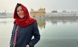Anne Bonneau à Amritsar en Inde