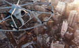 Volocopter UAV drones voiture volante ville futur transport
