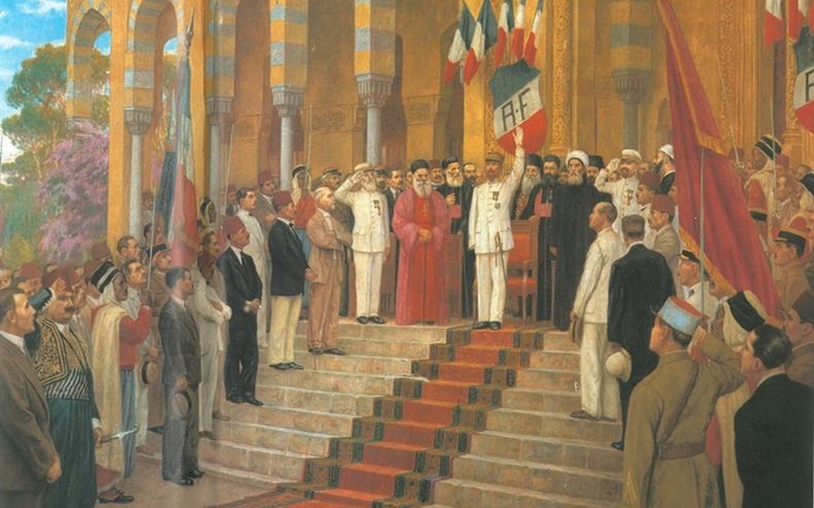 Proclamation du « Grand Liban » par le General Gouraud le 1 septembre 1920