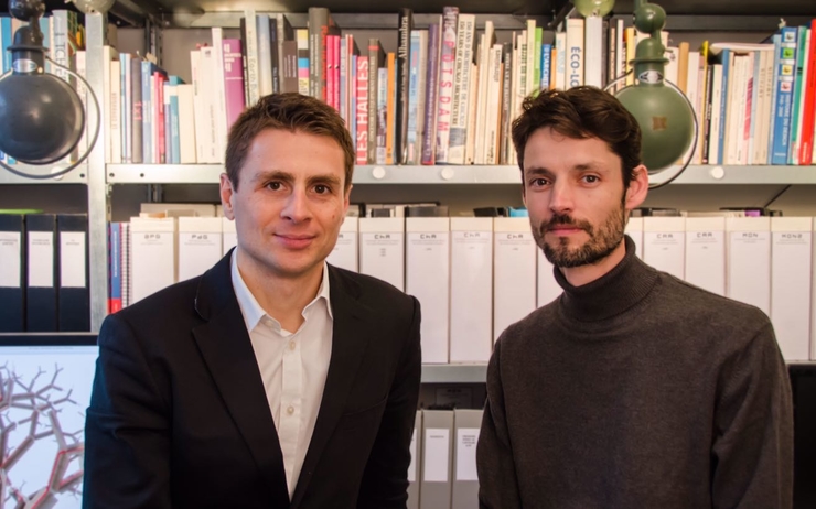 Romain Viault (à gauche) et Xavier Laumain (à droite), deux amis réunis pour les Fallas 2017