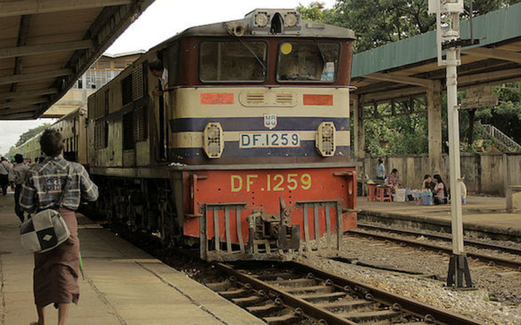 Gare de train Yangon