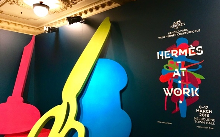 Exposition Hermès Melbourne luxe savoir-faire
