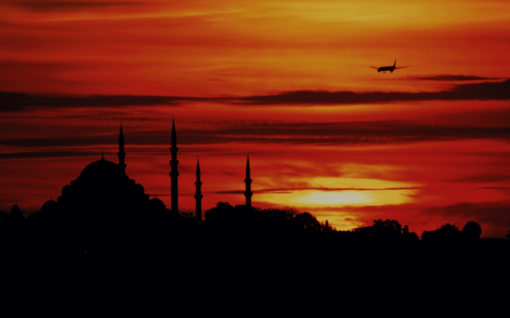 lever soleil istanbul turquie