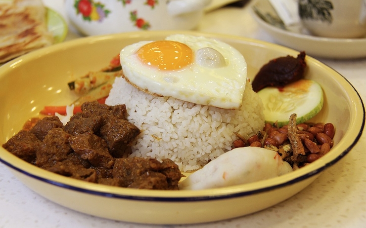 beef rendang Indonésie recette