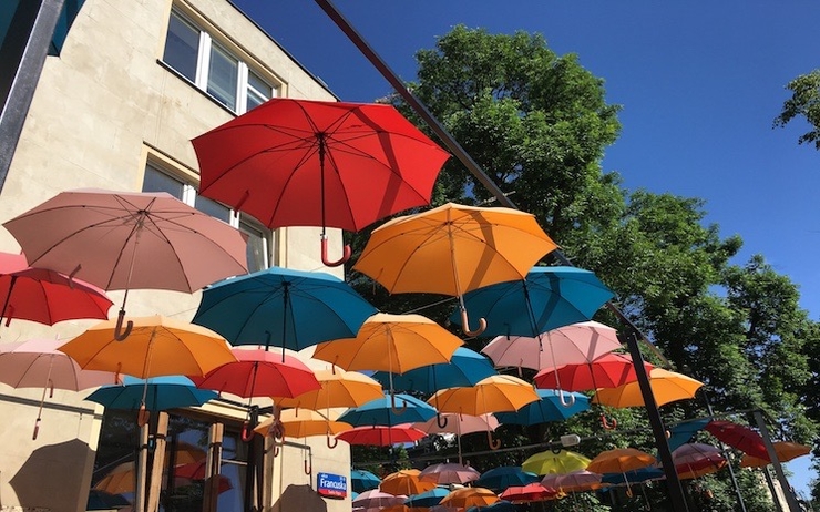 Parapluies terrasse saska