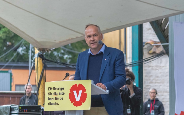 Almedalen Visby Gotland Vänsterpartiet