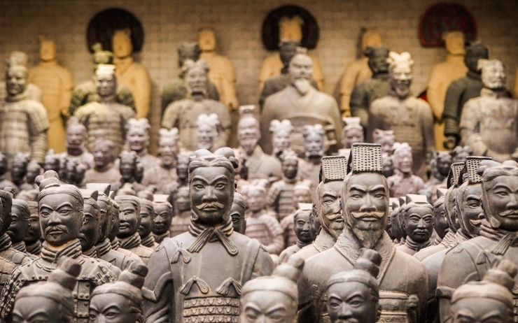 musee Te Papa Wllington soldats Qinshihuang, Xi'an, China