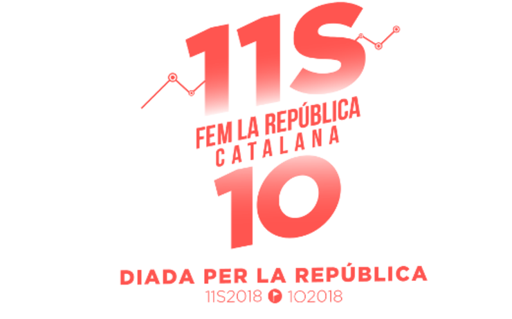 diada 2018 fête nationale Catalogne