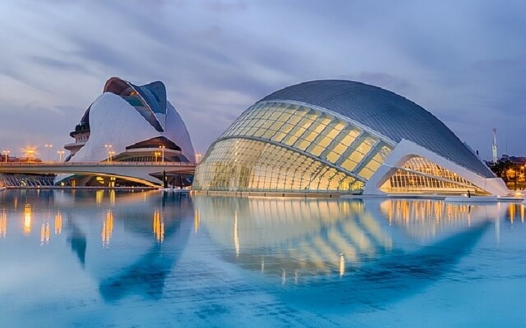 La cité des arts et des sciences de Valencia
