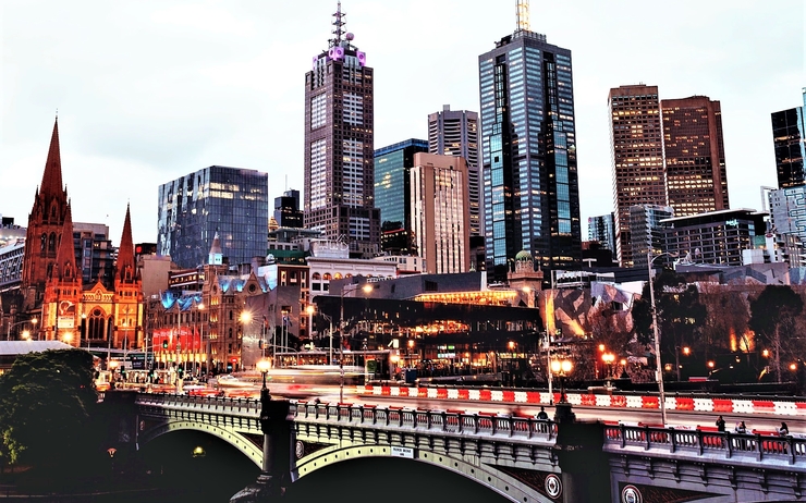 Melbourne CBD densité population Australie