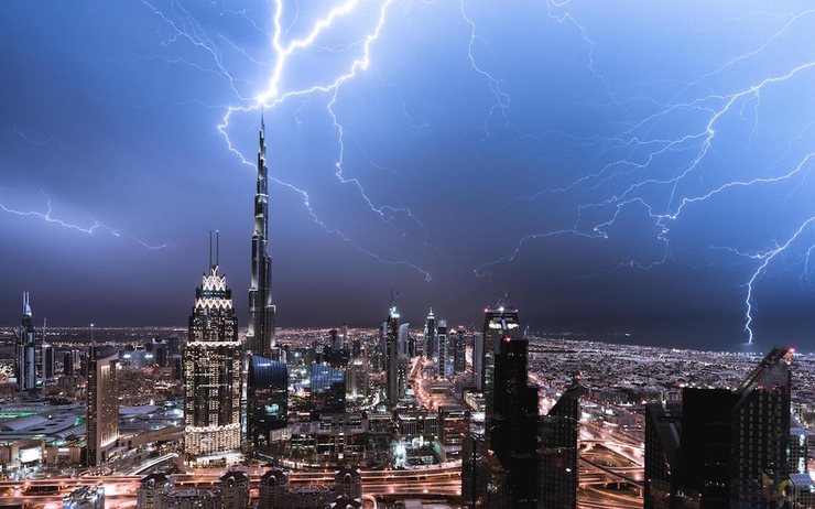 Dubai-météo-orages