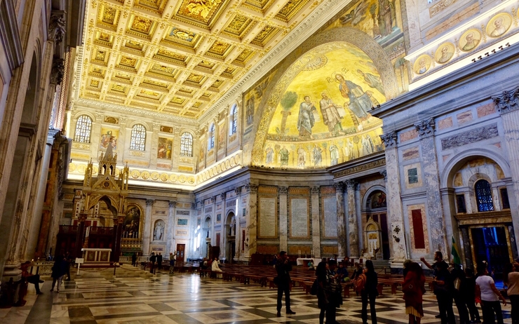 basilique de Saint Paul hors les murs rome pape