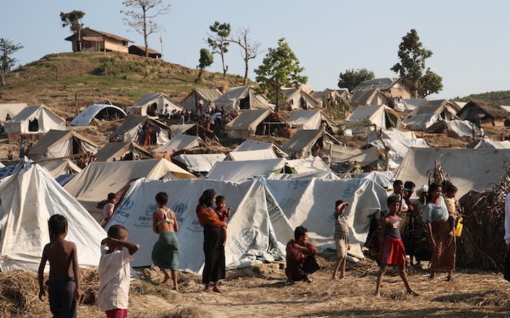 Camp de Rohingyas