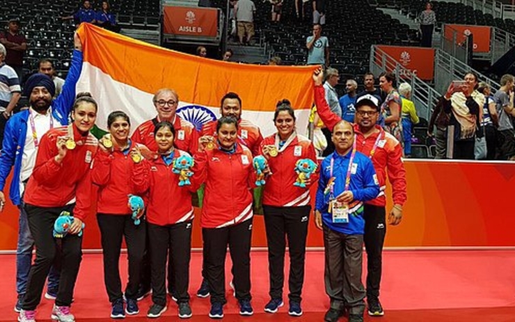 Indian women tabletennis team 2018
