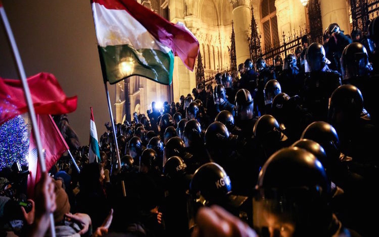 Manifestations Orban Hongrie