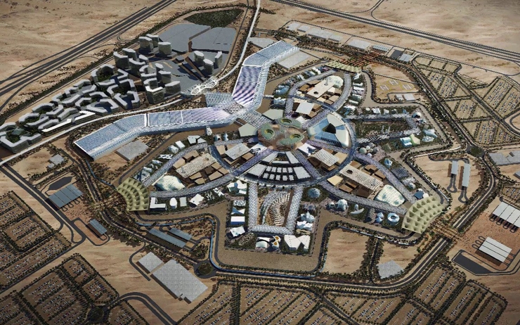 Dubai-Cheikh-Mohammad-visite-site-expo-2020