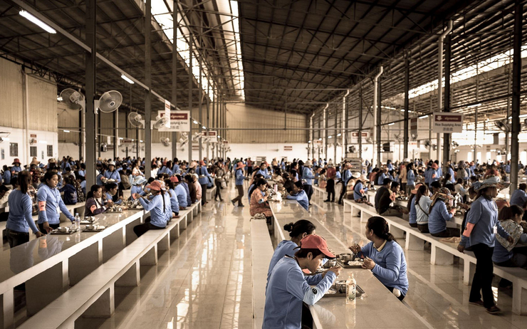 usine cambodge