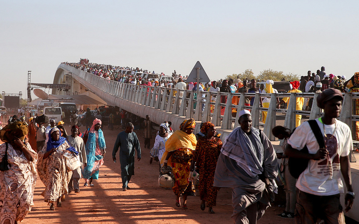 inauguration pont farafégné senegambia senegal gambie revue de presse janvier 2019