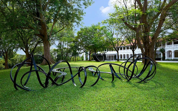 Sculpture, Pablo Reinosa, Capelle Singapore, Singapour