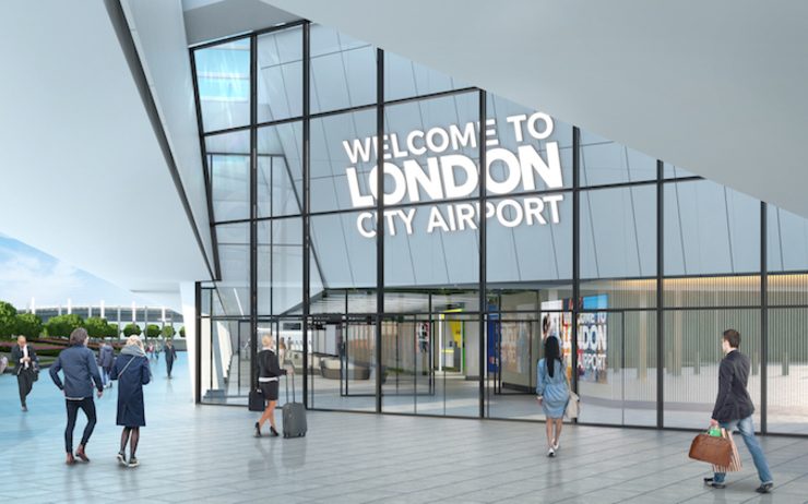 London City Airport extension Londres