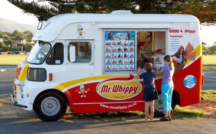 whippy glace auckland camion