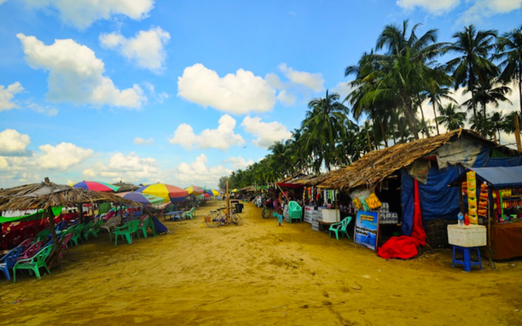 La plage de Nyaung Chaungtha inaugurée ce weekend en Birmanie