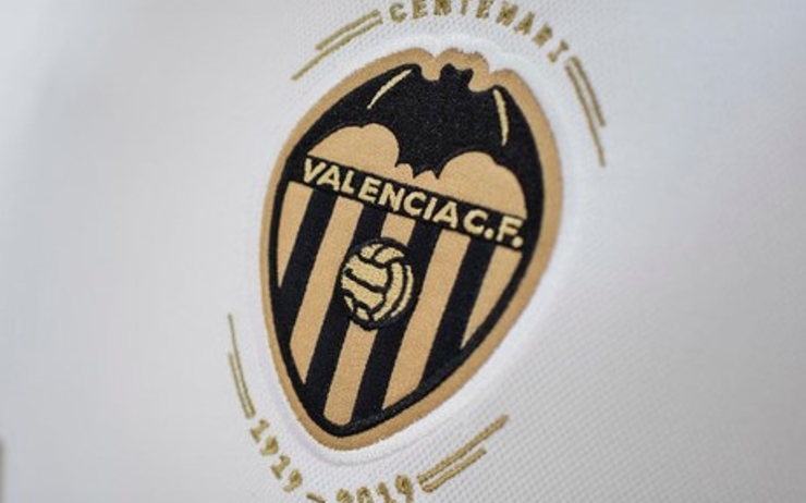 L'écusson du centenaire du Valencia CF