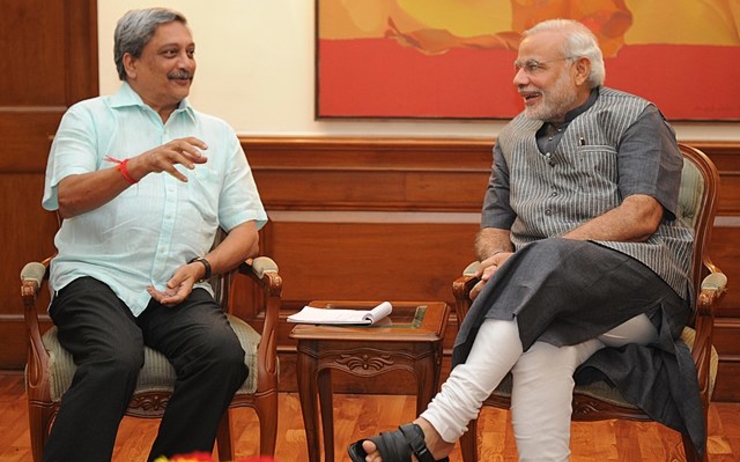 Goa_CM_Manohar_Parrikar_meets_PM_Modi