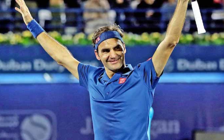 roger Federer champion dubai  