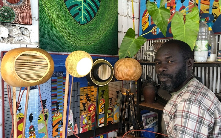 abdoulaye mbaye keur design peintre calebasse dakar