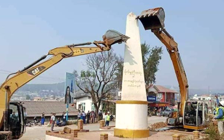 Polémique sur la destruction du mémorial Ba Htoo à Aung Ban