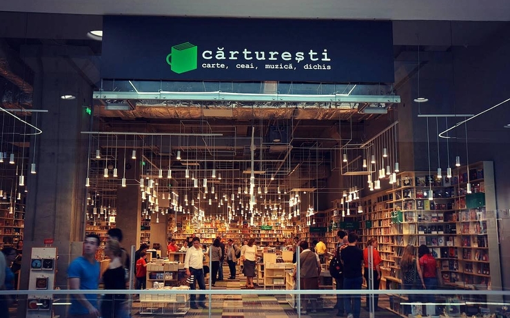 Cărtureşti librairie magasin immeuble de Bureau roumanie Bucarest