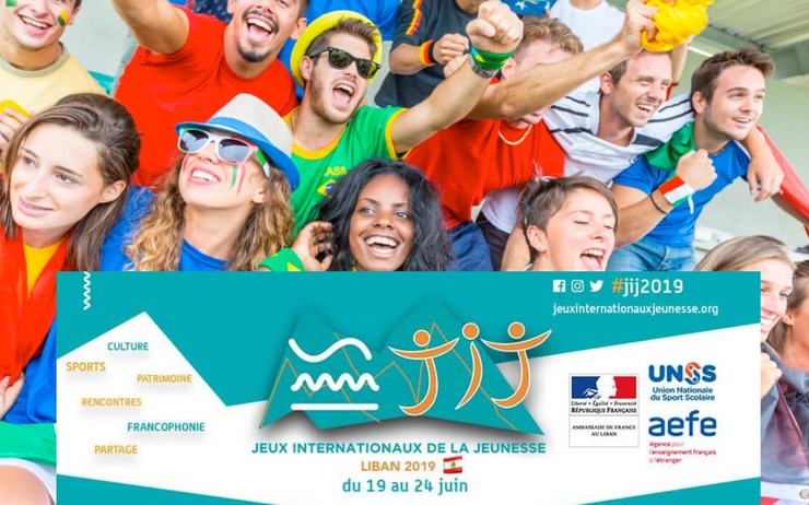JIJ, Jeux internationaux de la Jeunesse, Agence pour l’enseignement français à l’étrange, AEFE, Union nationale du sport scolaire, UNSS, Liban, Beyrouth