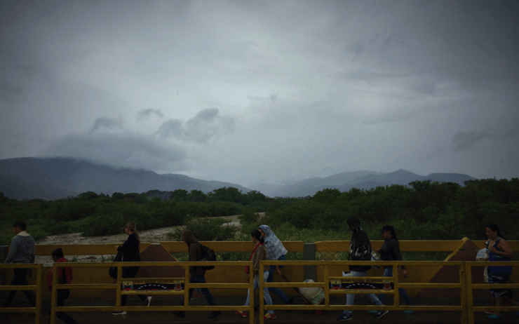 Migrants Frontière Venezuela Colombie