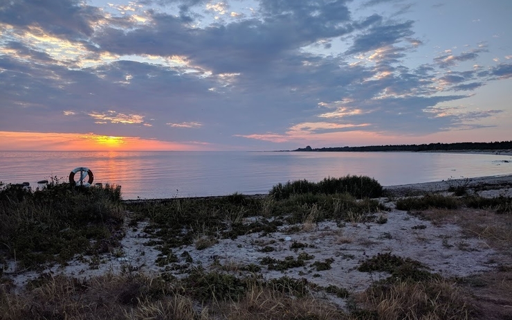 Gotland coucher de soleil 