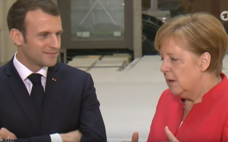 Allemagne Merkel Macron confrontation tension divergences différences 