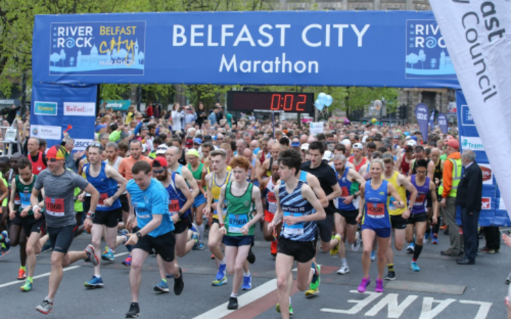 Marathon Belfast coureurs trop couru Londres Royaume-Uni
