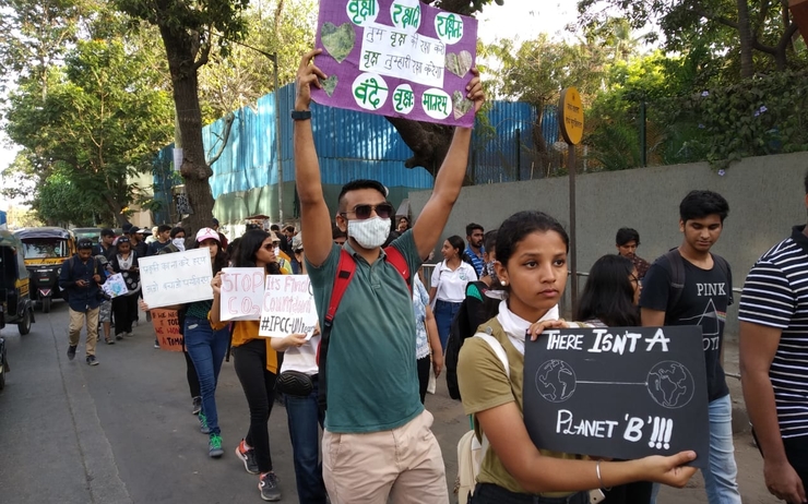 Marche climat etudiants mumbai