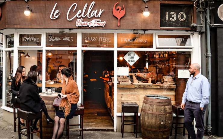 Le Cellar bar à vin français londres Clerkenwell charcuterie fromage dégustation 