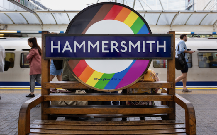Londres TfL transport for London ronds underground tube célèbre diversité gay Pride mois de la fierté