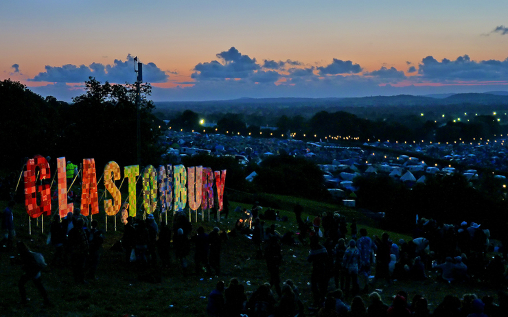 Glastonbury festival, music, climate change, protests