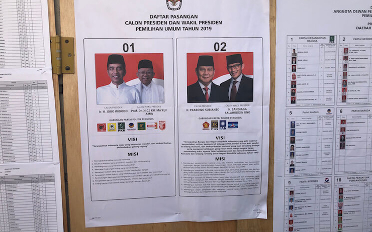 election validation Joko widodo Indonesie