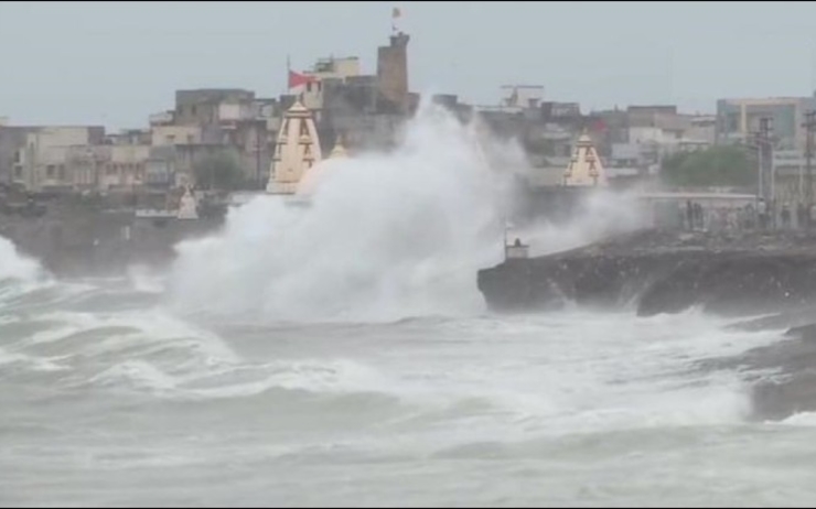 Le cyclone Fani sur la cote de l'Odisha