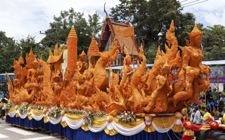 Le Festival bougies en Thailande