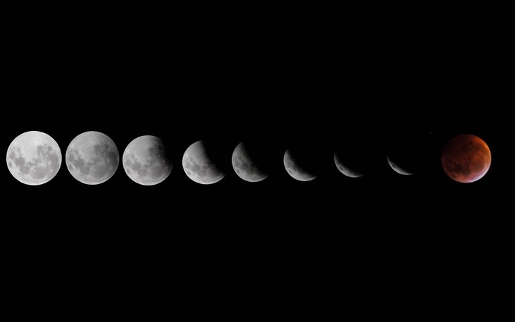 éclipse lunaire partielle