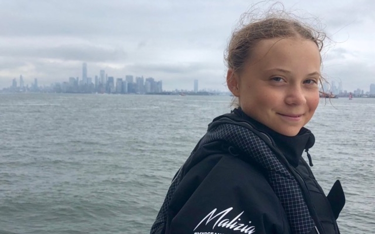 Greta Thunberg à New York