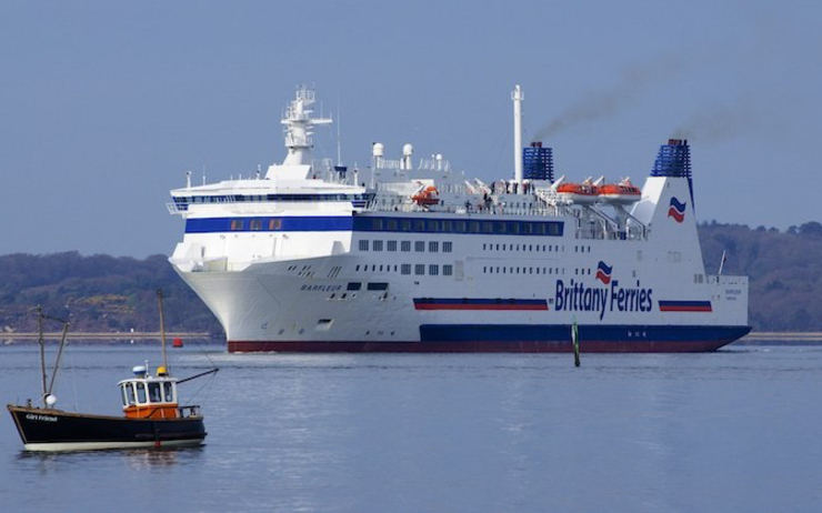 trafic maritime manche recul crise passager Brexit