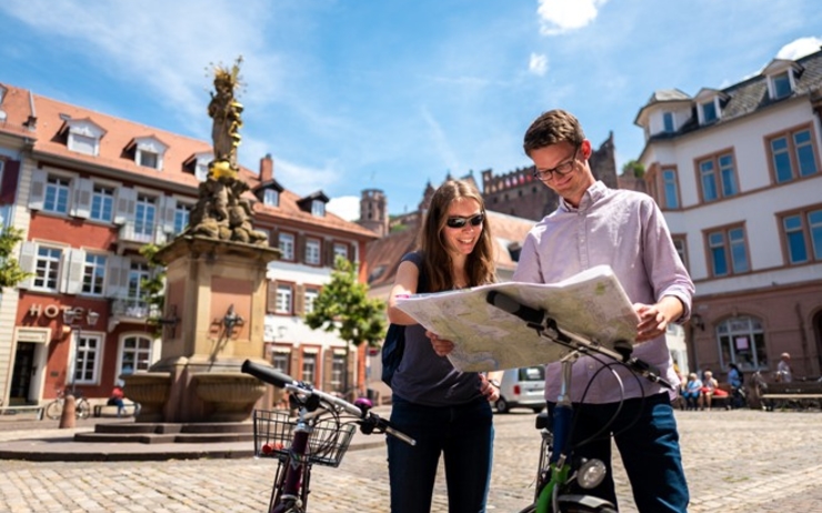 Heidelberg plans vélo pistes cyclables